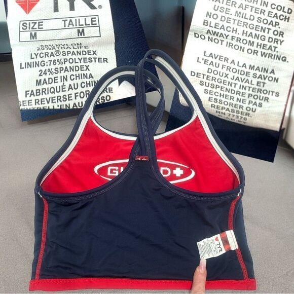 TYR Swimwear l GUARD Tankini l Red, White, & Blue l Racerback l M l EUC - Picture 5 of 11